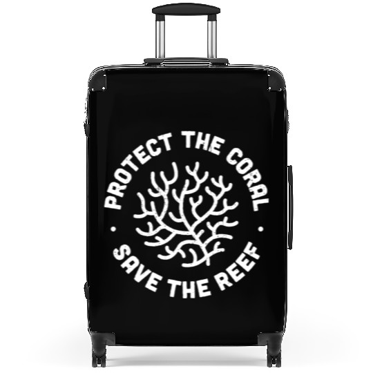 Protect the Coral Save the Reef Suitcases