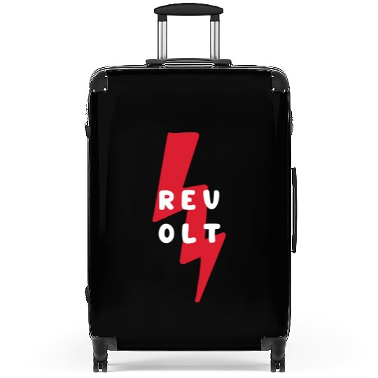 Revolt Lightning Bolt Revolutionary Suitcases