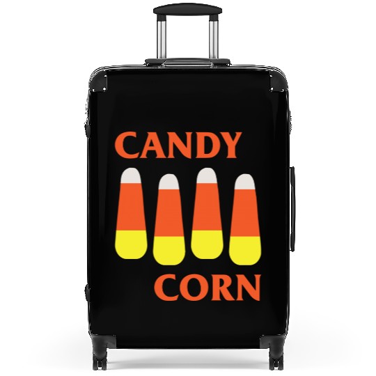 Candy Corn Punk Suitcases