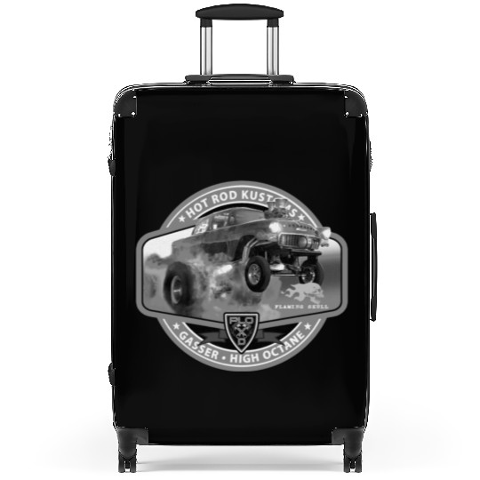 Hot Rod Gasser BW Suitcases