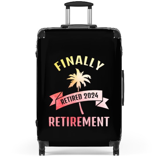 Finally retirement Retired 2024 Retiring Gift Suitcases