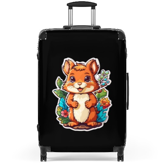 Squirrel Kawaii Suitcases