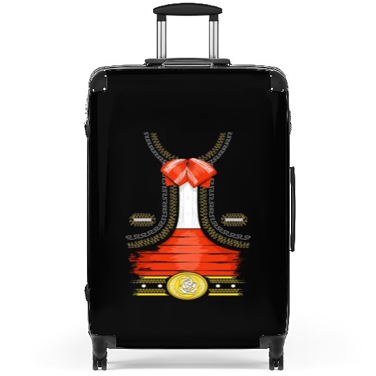 Mariachi Charro Mexican Costume For Cinco De Mayo Suitcases