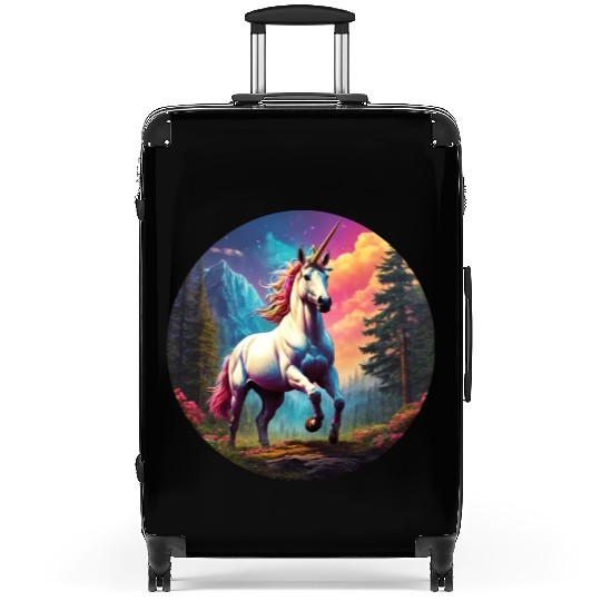 Rainbow Unicorn Suitcases