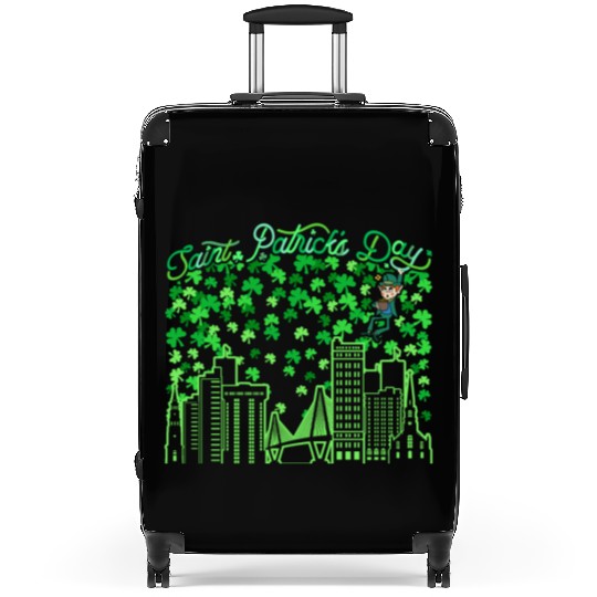 Saint Patrick's Day Charleston South Carolina Suitcases