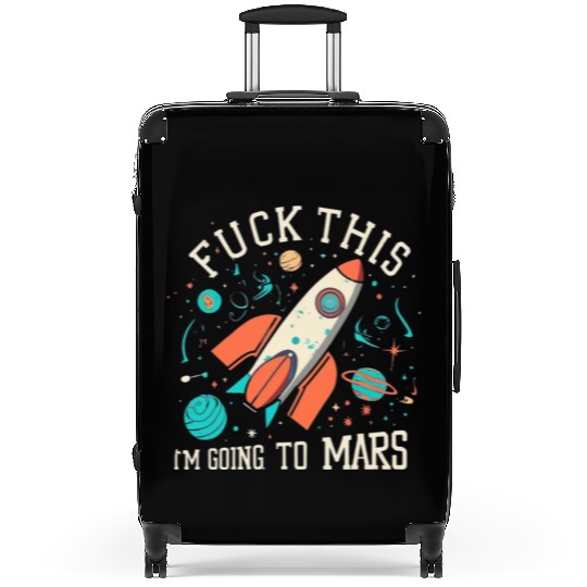 Kids Rocket Mars Space Suitcases Tees Suitcases Sweet