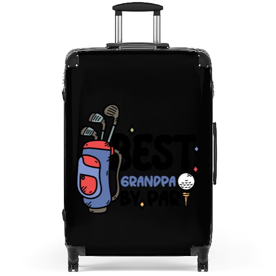 Best Grandpa By Par Father s Day Golf Grandad Suitcases