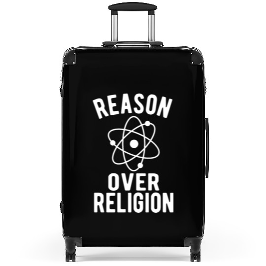 Atheist Atheism Anti Religion Securalism God Sucks Suitcases