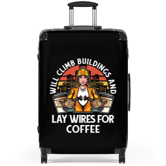 Electrician Coffee Construction Electrician Suitcases