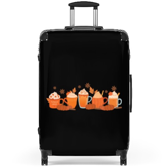 Tis The Season Pumpkin Spice Fall Autumn Season Suitcases