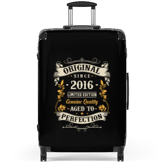 Retro 2016 Birthday Surprise Suitcases