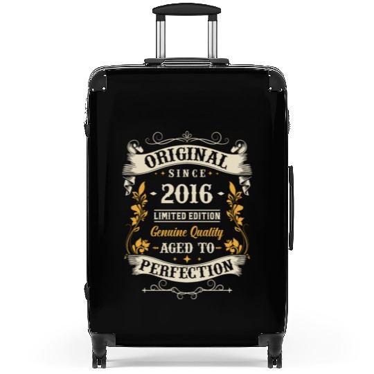 Retro 2016 Birthday Surprise Suitcases
