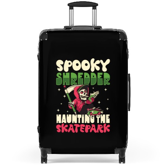 Spooky Horror Skateboarder Halloween Skateboarding Suitcases