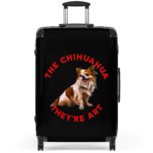 "Chihuahua: A Masterpiece of Cuteness" Suitcases