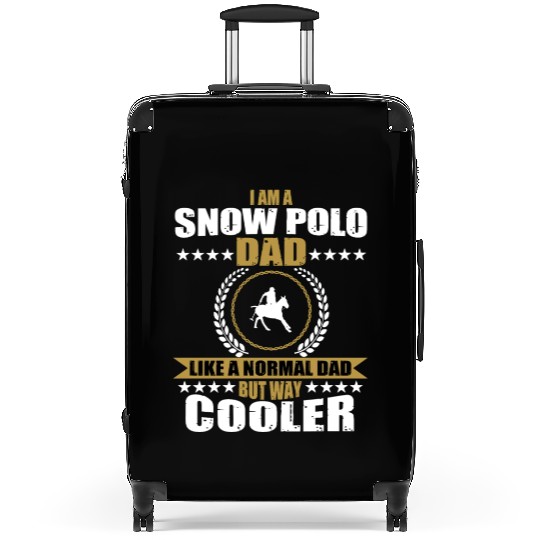 Snow Polo Dad Saying Men Suitcases