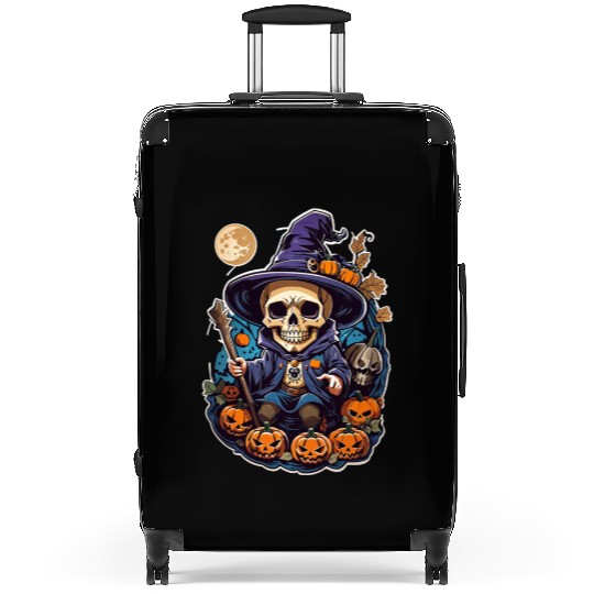 Happy Halloween Pumpkin Skull 55 Suitcases