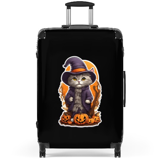 Happy Halloween Pumpkin Cat 42 Suitcases