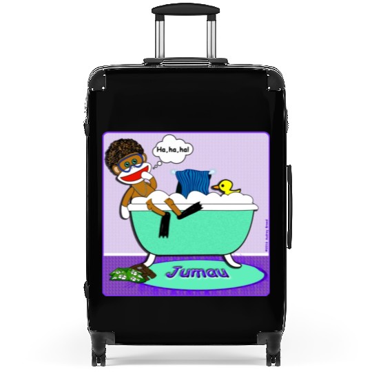 Jumau the Sock Monkey Suitcases