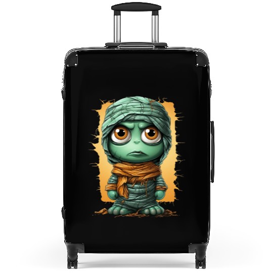 Halloween Spooky Cartoon Mummy Suitcases