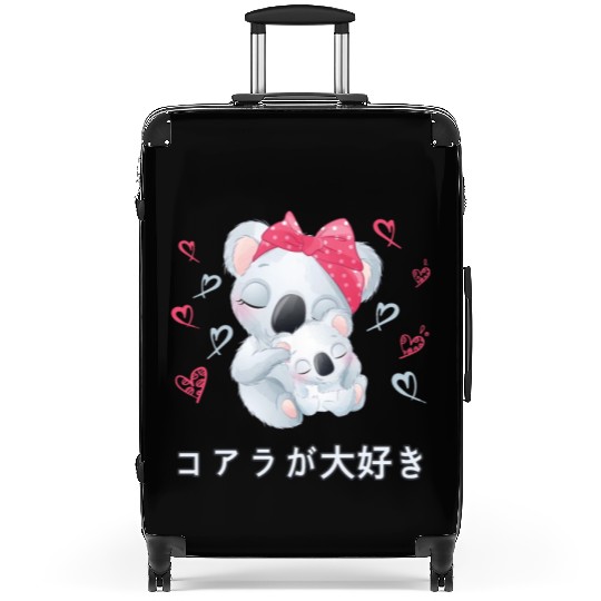 I Love Koalas Love Mom Koala Bear Suitcases