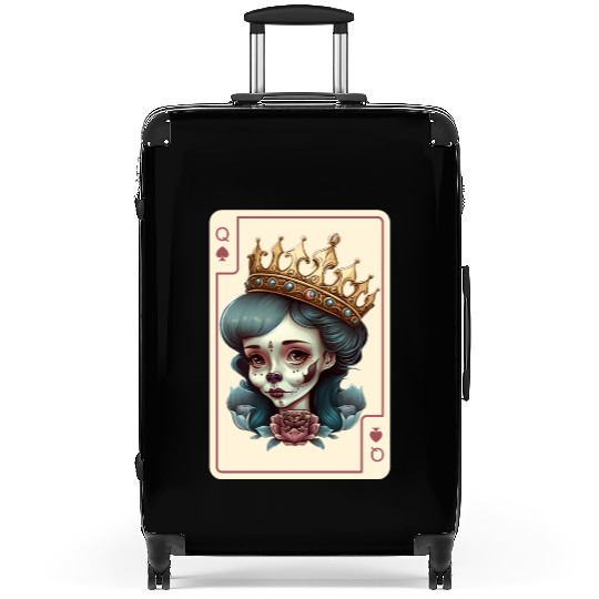 Poker Card Game Scary Halloween Cards Suitcases