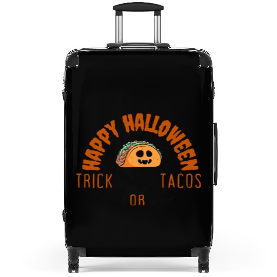 Trick or tacos halloween Suitcases