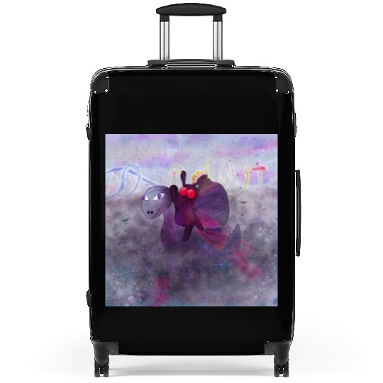 Mothman and Bessie the Lake Erie Monster's Vacay Suitcases