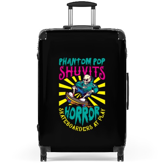 Spooky Horror Skateboarder Halloween Skateboarding Suitcases