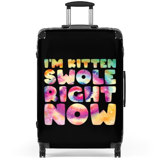 I´m Kitten Swole Right Now Cat Lover Gym Workout Suitcases
