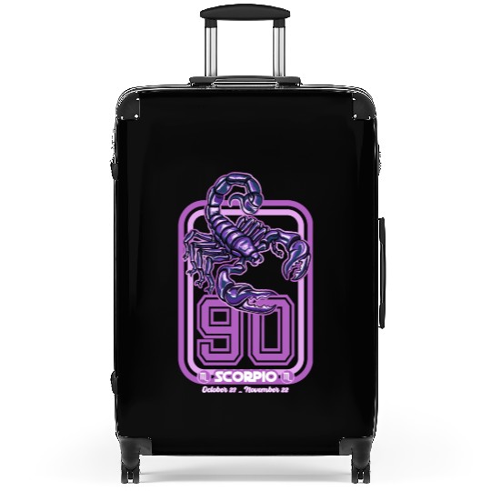 Scorpio Born in 1990 Zodiac star sign horoscope As Suitcases