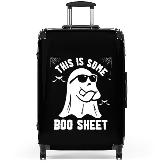 This is some Boo Sheet. Halloween. Trick or Treat Suitcases