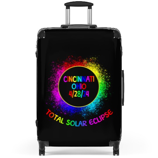 Total Solar Eclipse Cincinnati Ohio 4/28/24 Kids Suitcases