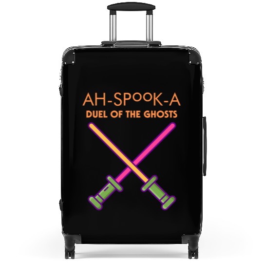 Ahs-Booka: Duel of the Ghosts Retro Halloween Suitcases