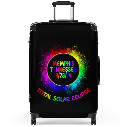 Total Solar Eclipse Memphis Tennessee 4/28/24 Kids Suitcases