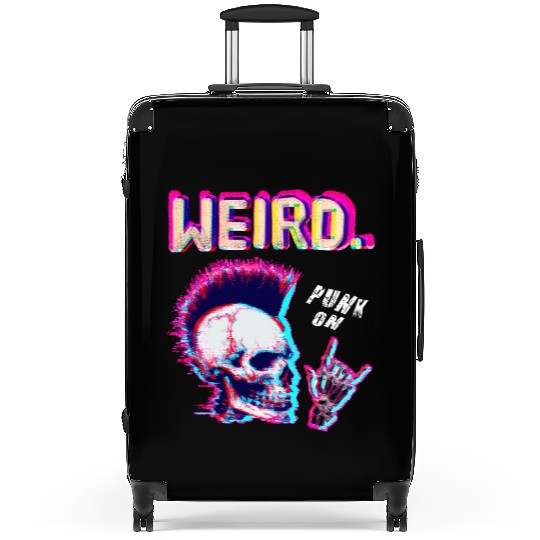 Weird - For Halloween Lovers Punk Rock Suitcases