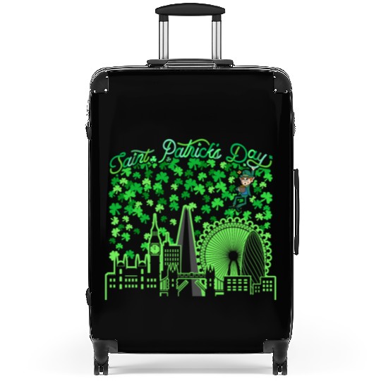 Saint Patrick's Day London United Kingdom Suitcases
