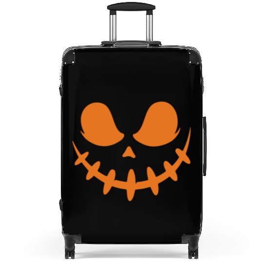 Jack O Lantern Scary Carved Pumpkin Face Halloween Suitcases