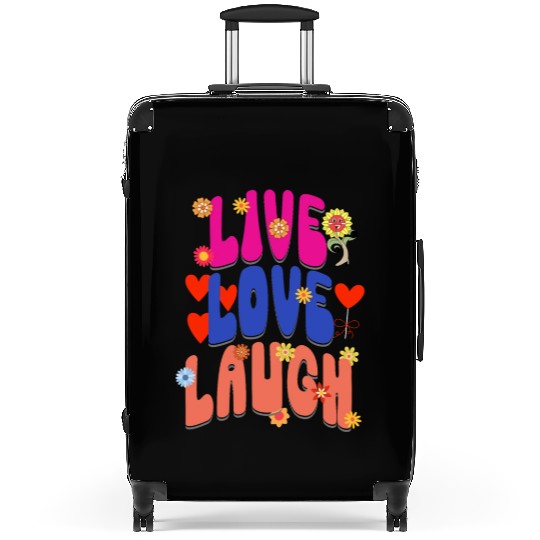 LIVE LOVE LAUGH Suitcases