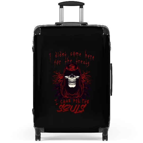grim reaper; Halloween; souls; death; horror; Suitcases