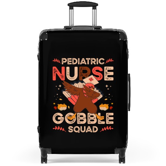 Pediatric Nurse Gobble Squad Suitcases