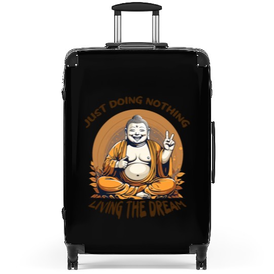 Living the dream Buddha Suitcases
