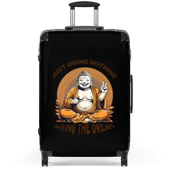 Living the dream Buddha Suitcases