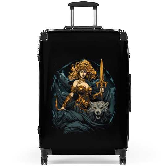 Aphrodite's Athletic Elegance Suitcases