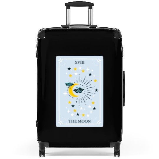 Cute Moon Card Suitcases