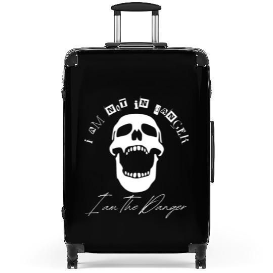 Skull Halloween Fall October Suitcases