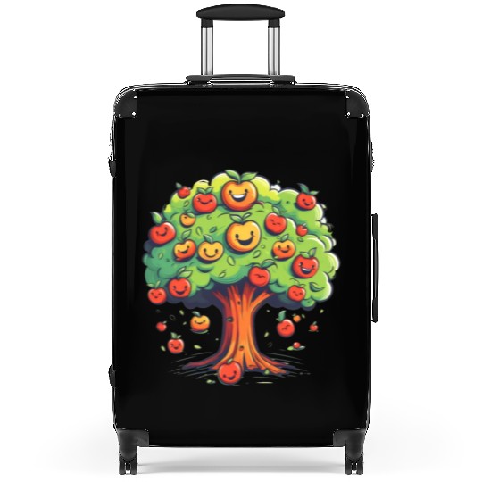 Apples Tree Fruit Orchard Apple Picking Cute Suitcases
