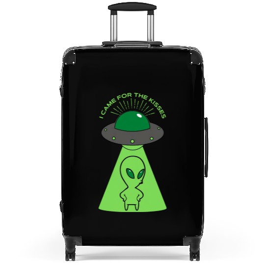 Alien I came for the kisses Suitcases