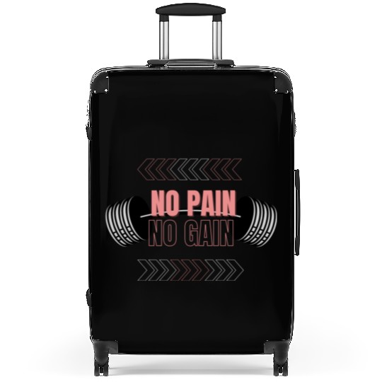 No Pain No Gain Femme by Pandido Suitcases