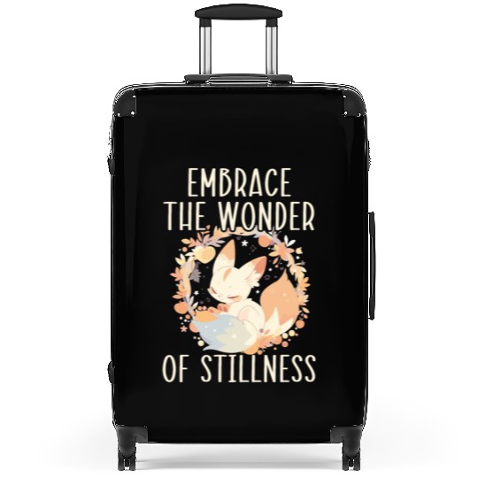 Sleeping Fox Sleepyhead Napping Sleep Fox Lover Suitcases