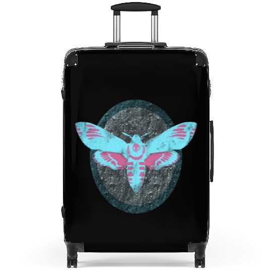 Framed Death's Head Hawk Moth Suitcases